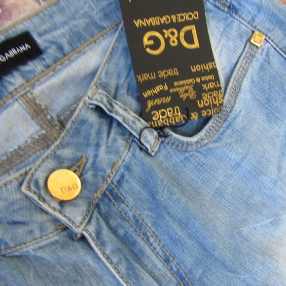 Dolce&Gabbana Women`s Blue Jeans Pants Size 32 - Picture 3 of 7